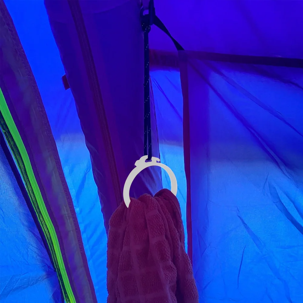 Toallero portátil de viaje para acampar, soporte para toallas RV, soporte para toallas, caravana, autocaravana, baño, estante de almacenamiento montado en la pared, gancho, 1 Uds.