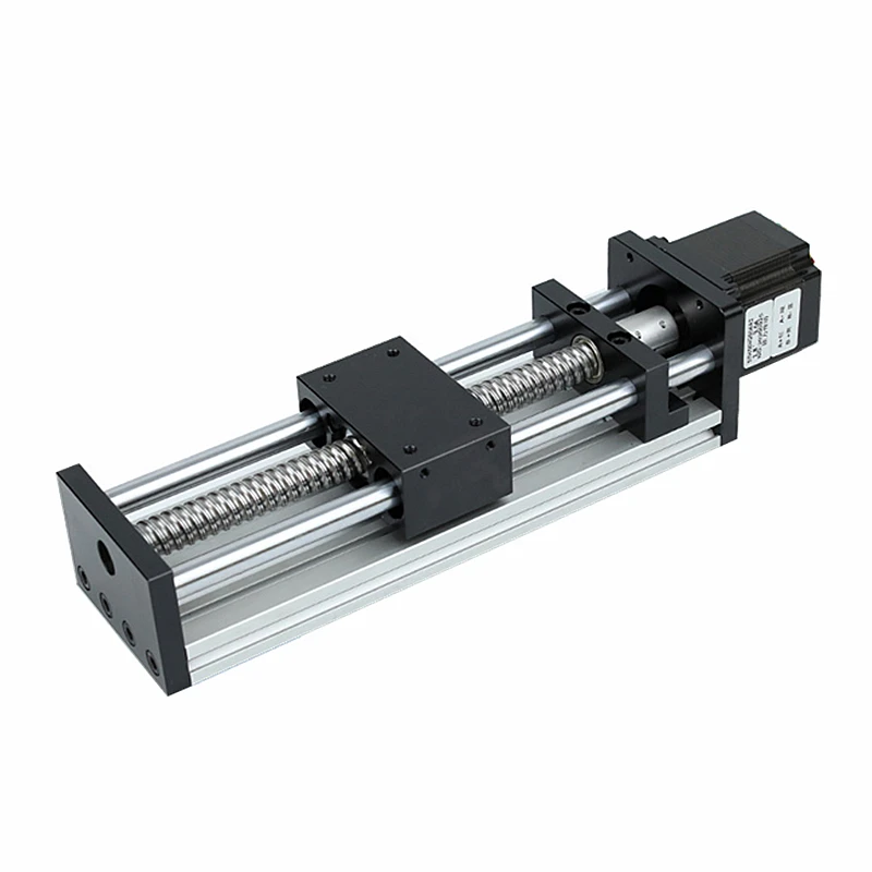 CNC Linear Guide Motion Module 50-700MM 1204 1605 1610 Ball Screw Effective Stroke Rail Table With Nema23 Stepper Motor