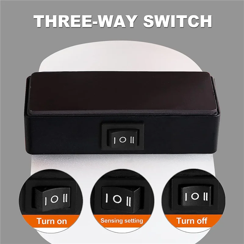 ABDJ-luz con sensor de movimiento, luces de pared con pilas, apliques de pared para interiores, luz LED de ahorro de energía, paquete de 2