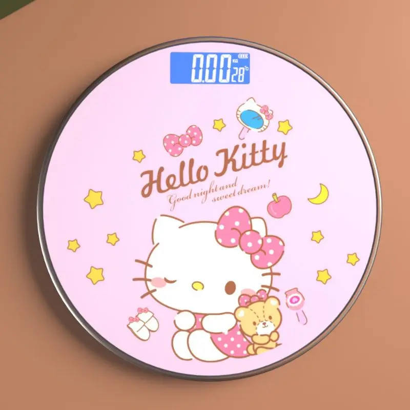 Sanrio Cartoon Weight Electronic Scale New Hello Kitty Weight Scale Home Girl Cute High-Precision Weight Scale Gift Wholesale