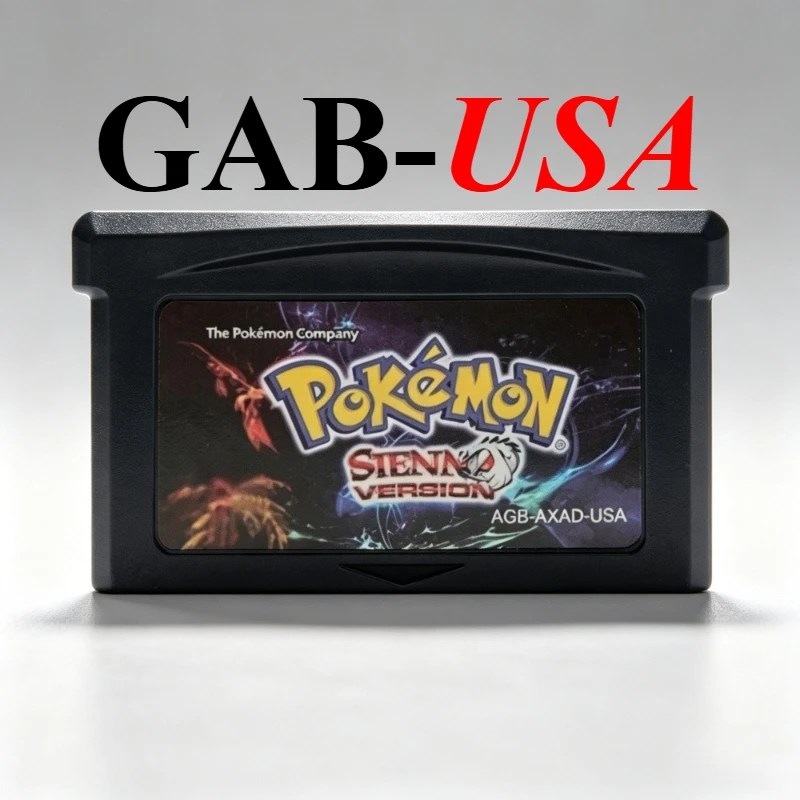 USA GBA Pokémon Spielmodul 32-Bit Videospielkonsolen-Karte AshGray Liquid Crystal Light Platinum Spielkarten-Sammlung Geschenk – Detail 8