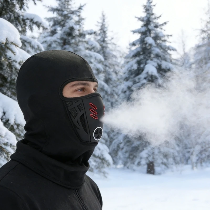 N7YF Effective Windproof Face Mask For Winter Sports And Activities Comfortable