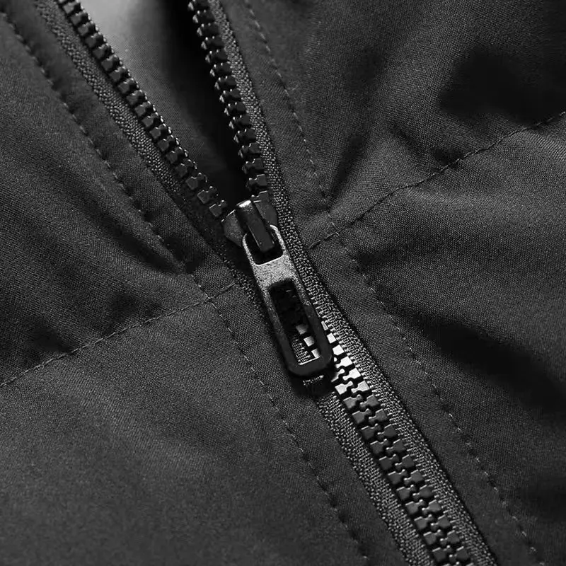 سترة مبطنة بياقة واقفة للخريف والشتاء، معطف دافئ سميك فضفاض متعدد الألوان، بسيط متعدد الاستخدامات ومقاوم للبرد للتنحيف للجنسين للتنقل اليومي في الشارع معطف قطني أنيق #6