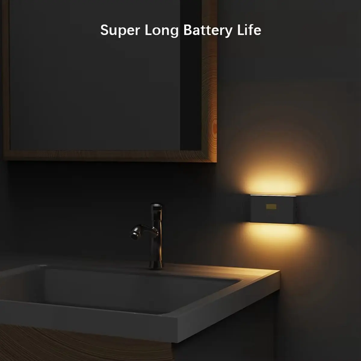 ●LED Intelligent Sensor Night Light USB Charging Motion Sensor Wall Light for Bedroom Corridor Cabinet Lighting,B-A57M