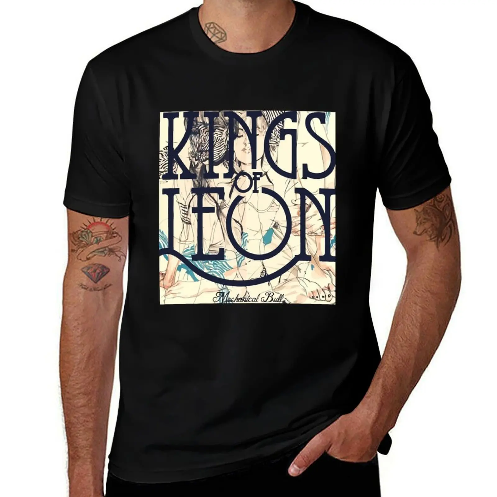 

Caleb, Nathan and Jared Followill kings of leon's T-Shirt t shirts for man graphic vintage T-Shirt