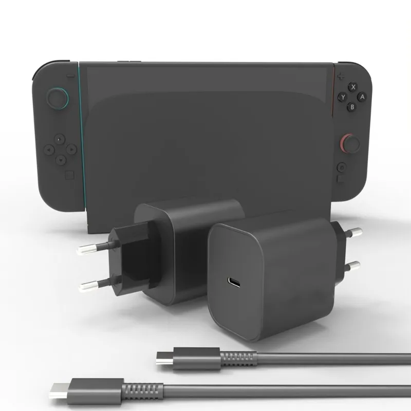 For Nintendo Switch 2 Charger NS2 Power Adapter EU Plug-[No.3 Elnic]