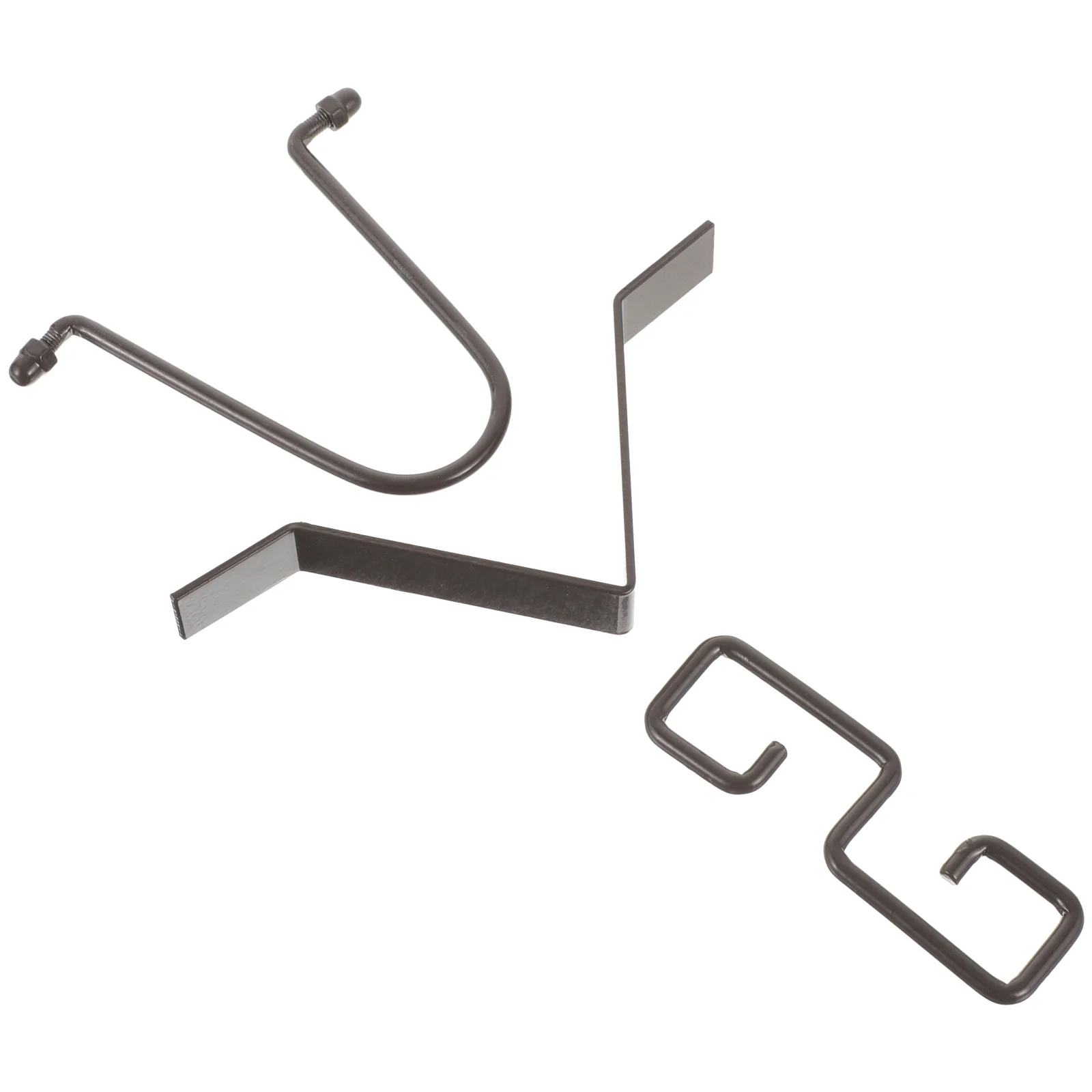 Rain Chain Hook Decorative Drainer Replacement for Chains Parts Fitting Gutter Adapter Iron Cup Black Hooks