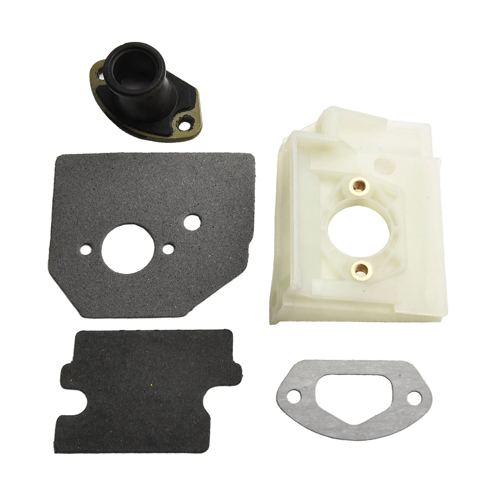 For Chainsaw Carburetor Bracket Gasket Set for 4500 5200 5800 Models Improved Fuel Efficiency and Engine Functionality