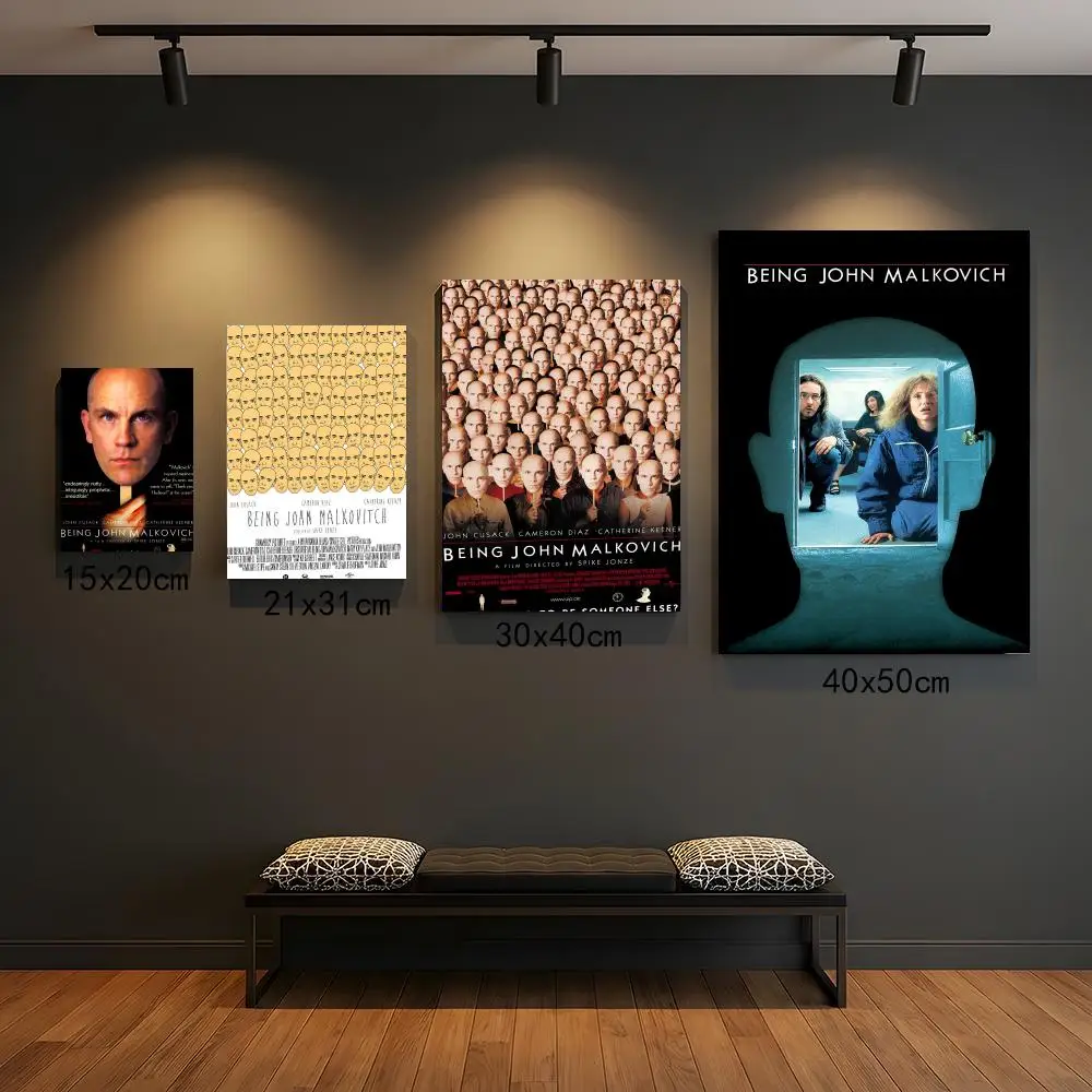 classic movie B-Being John Malkovich-H Painting Calligraphy Boho Botanical Decor for Living Room  Elegant Home Style