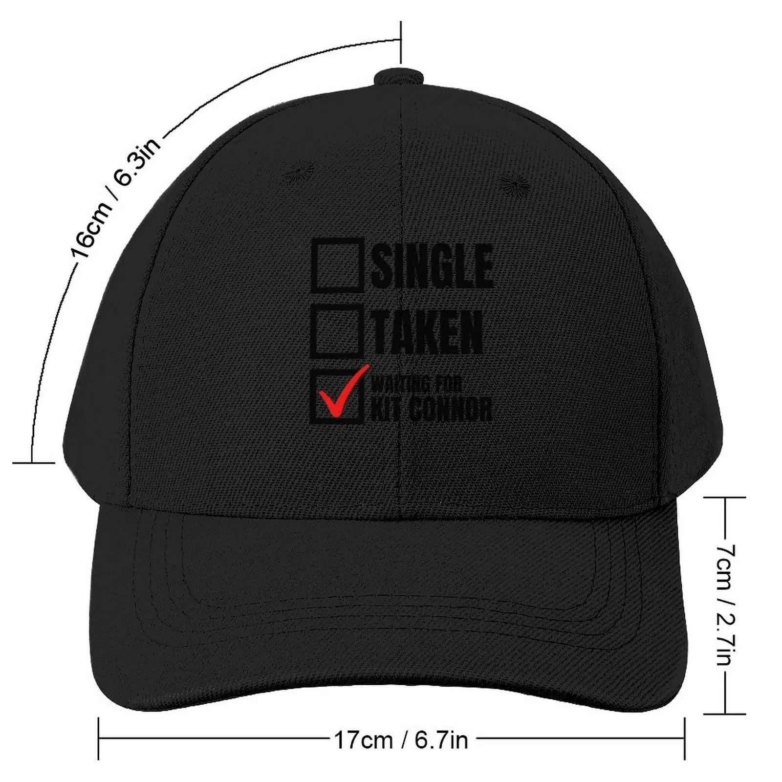 Relationship Status - Waiting for Kit Connor Baseball Cap Hat Baseball Cap Anime Hat Horse Hat For Women 2024 Men's