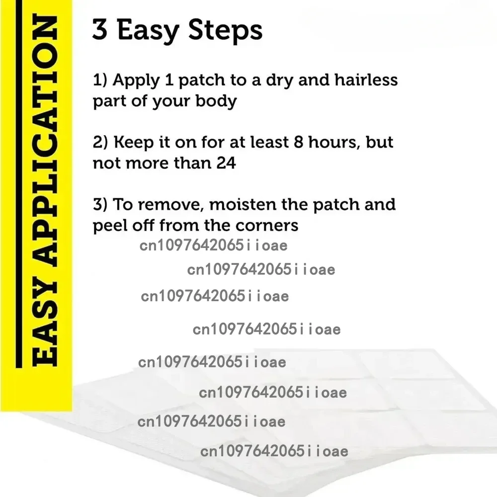 30 Patches  Blood Support Transdermal Patches, Vitamin C, B6, B12, 5-in-1 Blood Support