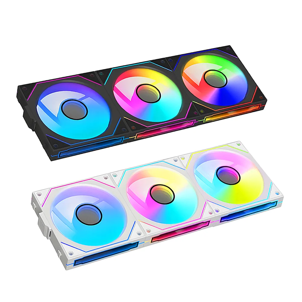 AliExpress TUMMASTER PC Case Fan 120mm ARGB Mirror Cycling Lighting Effect CPU Cooling Fan 4-Pin PWM 58.36CFM Fan for Computer Water Cooling