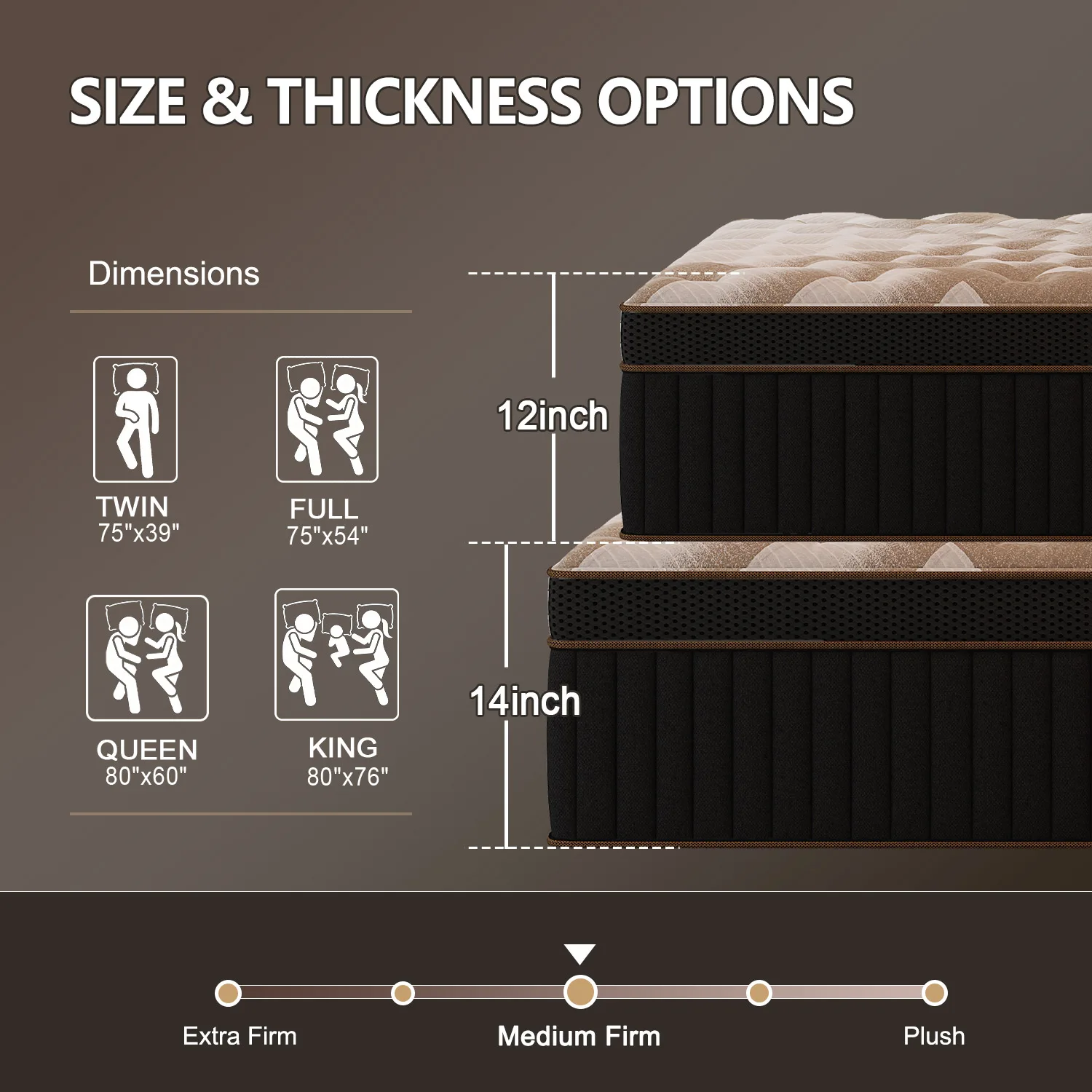 Thumbnail 4 - #64 Best Selling Memory Foam Mattress
