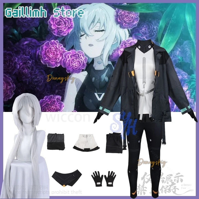 أنيمي Synduality تأثيري نوير زي الشرير معطف أسود السراويل Y2K الفتيات موضة هالوين عيد الميلاد كرنفال حفلة كوس مخصصة #1