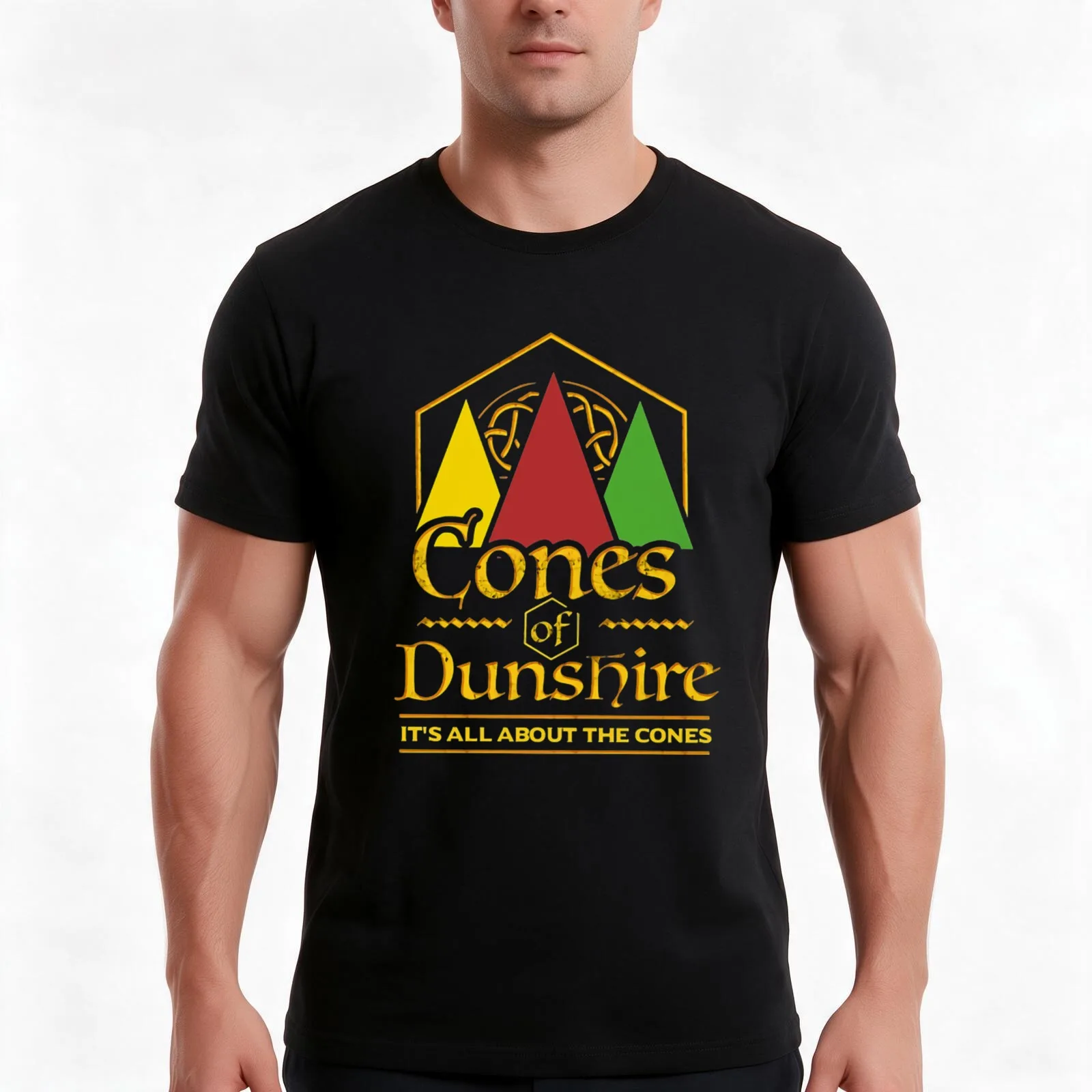 Cones Of The Dunshire Its All About T-Shirt, Summer Casual Cotton Tee, Oversized Streetwear Tops, Vintage Graphic Print