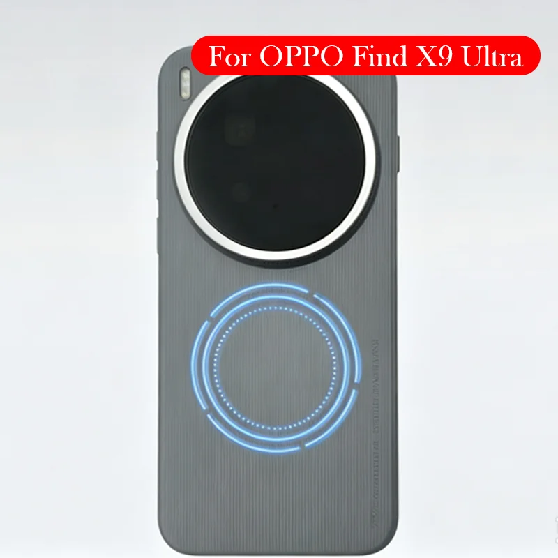 Matte Hülle für OPPO Find X9, kabelloses Laden, Rückseiten-Schutzhülle für OPPO FIND X9 ULTRA