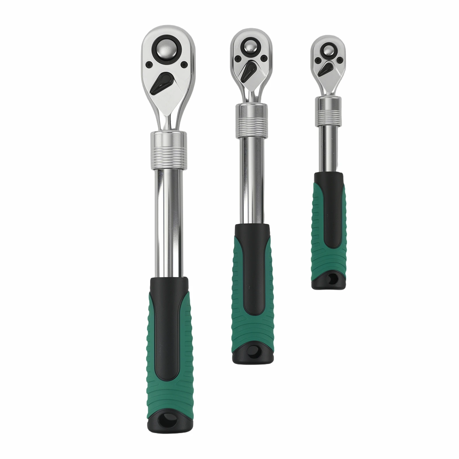 

Профессиональный набор торцевых ключей с 72 зубьями, привод 1/4, 3/8, 1/2 дюйма, быстросъемные