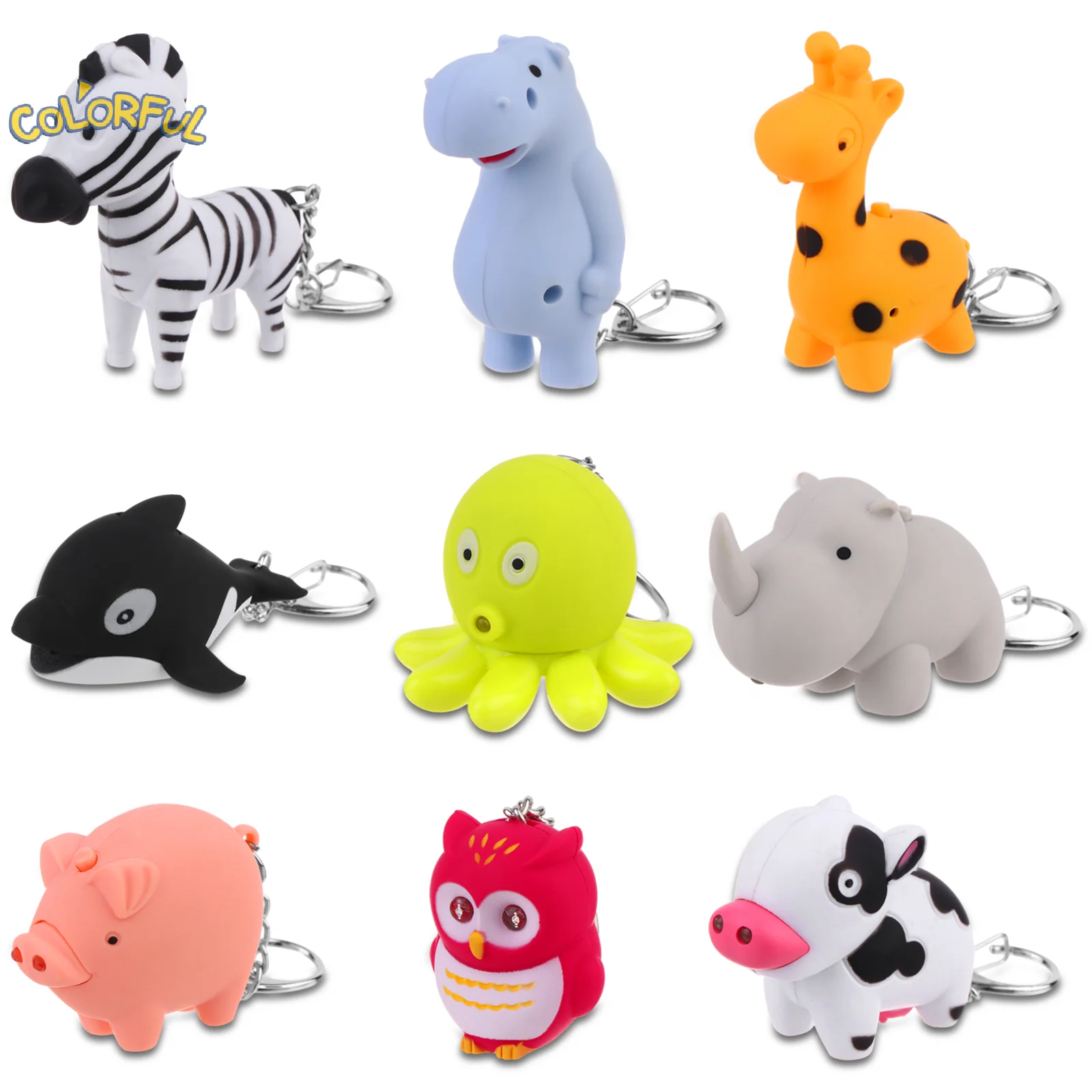 Nurse Flashlight Pediatric, Nurse Flashlight Keychain, Animal Flashlight Puppy Keychain