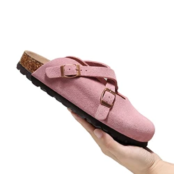 Ladies Lovely Slippers Luxury Cork Slippers 2024 Women Fashion Non Slip Casual Durable Slippers