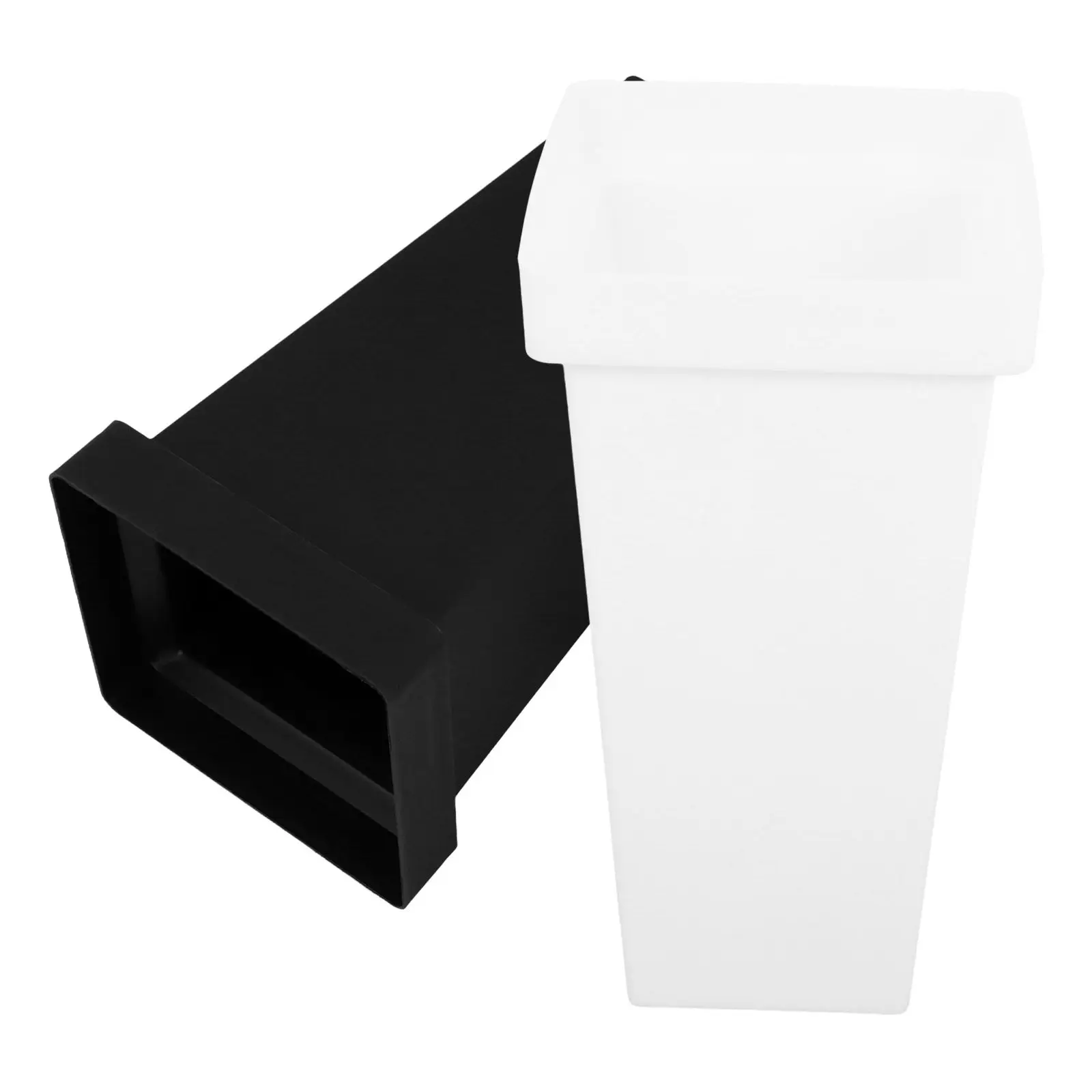 

2Pcs Flower Bucket Plastic Wear Resistant Large Floral Arrangement Container for Home Office Garden Balcony Decoration
