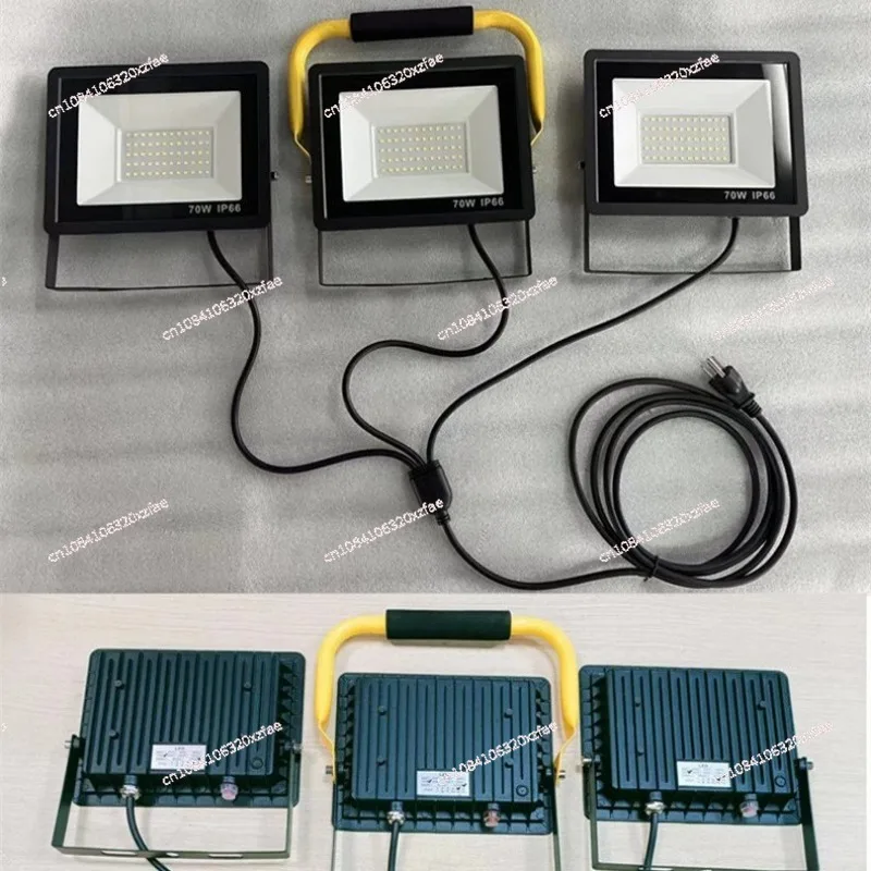 LED Tripod Work Light -  Portable Flood Light with Adjustable Stand (IP66 Waterproof for Construction/Events)