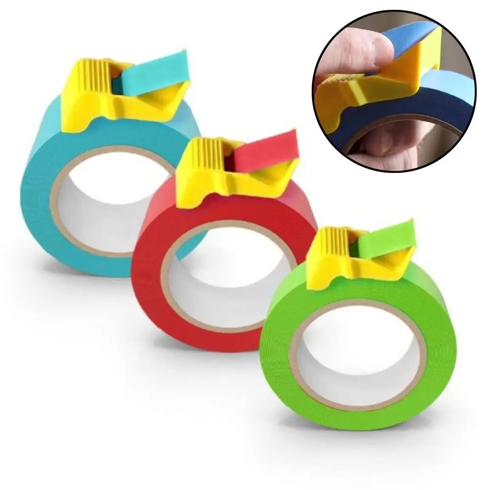 3Pcs Tape Dispenser Creative Adhesive Tape Holder 3 Size Labels Arts & Crafts DIY Painting Accessories Office School Supplies