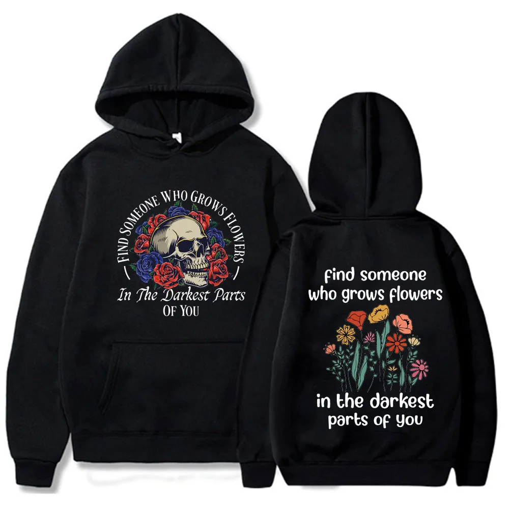 Zach Bryan Find Someone Who Grows Flowers In The Darkest Parts of You Hoodies Sweatshirt Women Men Hoodie