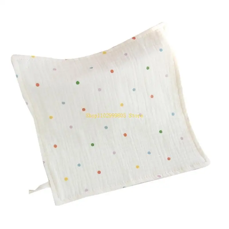 4-طبقات منشفة قطن للأطفال الكرتون الأزهار طباعة منشفة ماصة الوجه تنظيف الملابس لوقت الاستحمام وساعة الأكل J0MF #2