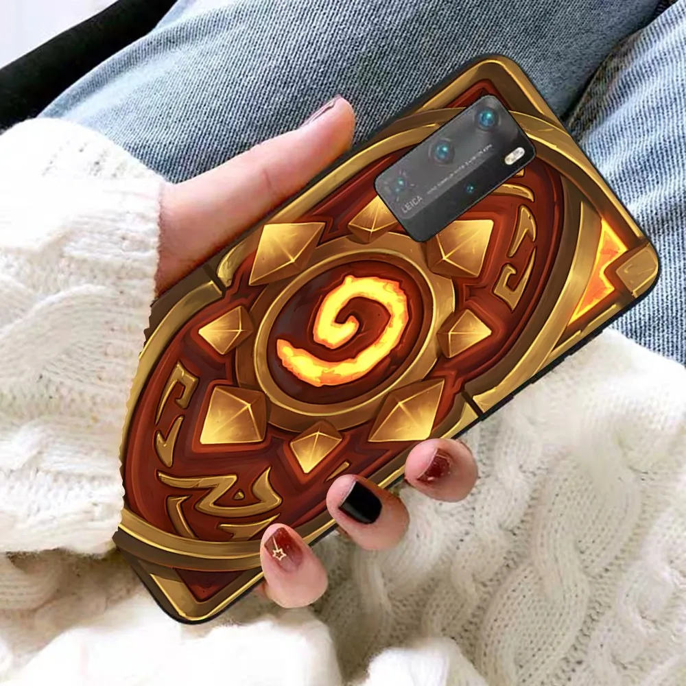 H-Hearthstone Card Backs Phone Case For Huawei P 8 9 10 20 30 40 50 Pro Lite Psmart Honor 10 Lite 70 Mate 20lite