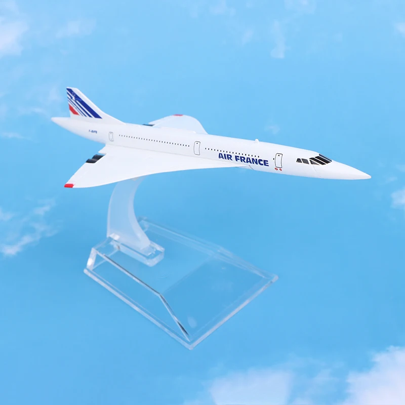 1:400 Concorde Air France Airplane Model Airliner Alloy Diecast Air Plane Model Toys Collection Home Decor Miniatures