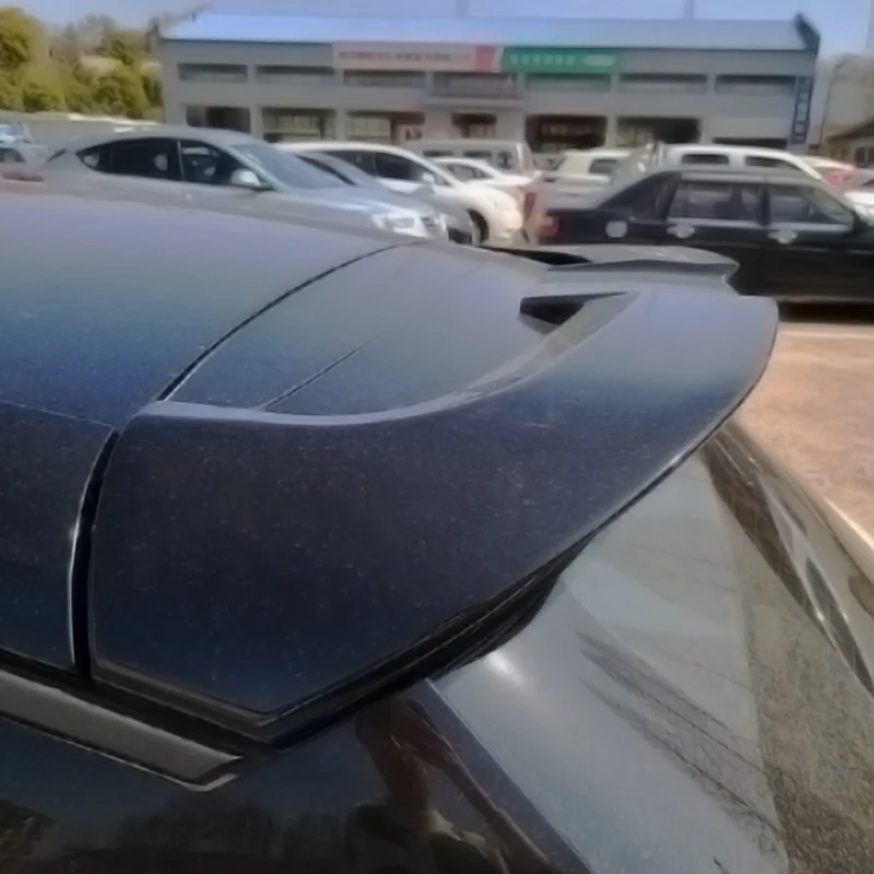 Hohe Qualität ABS Material Spoiler Für Opel Astra K 2015-2018 Glänzend Schwarz Oder Carbon Look Farbe Hinten flügel Körper KIt