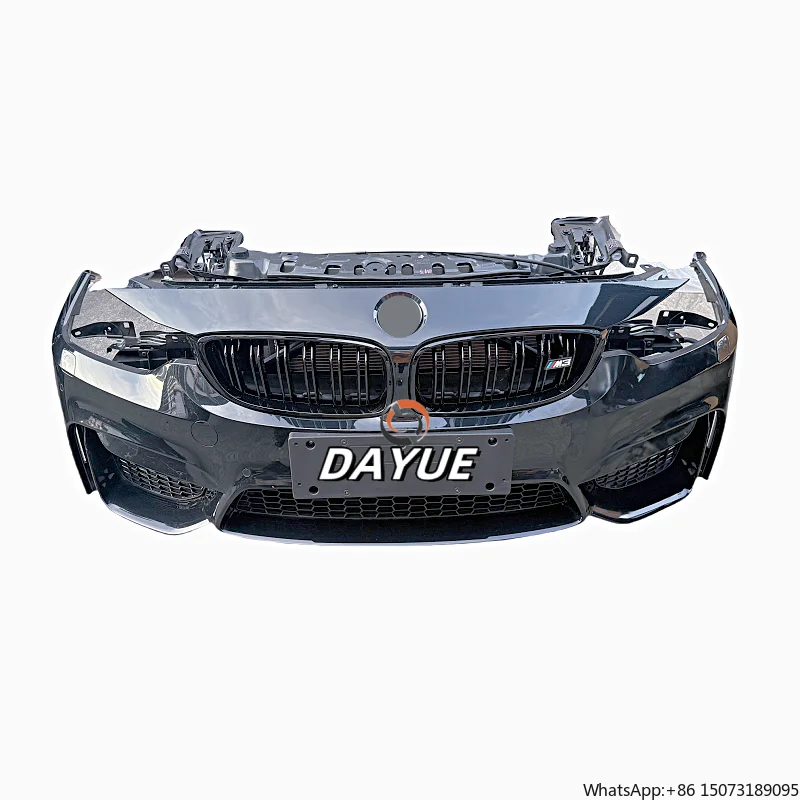 2019 for M3 M4 F80 F82 Car Front Bumper Kit with Electronic Fan Heat Sink Water Tank Plastic  Condition