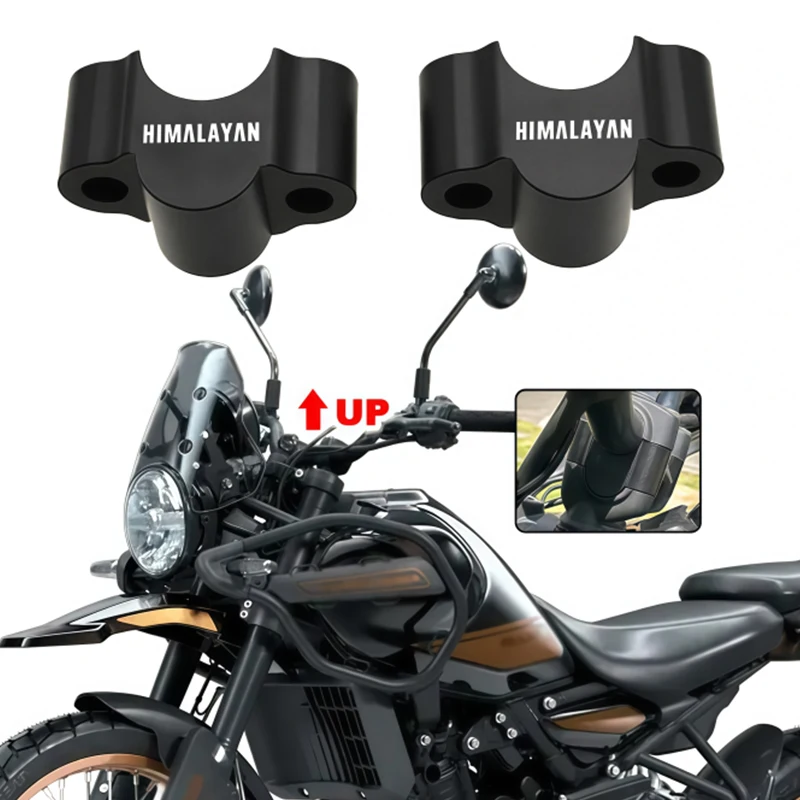 Für Himalayan 450 Himalayan450 2024 2025 HIMALAYAN 450 Motorrad Lenkererhöhung Lenkerklemmung Erhöhung Verlängerungsadapter