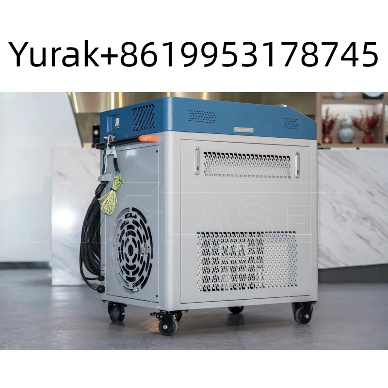 ماكينة تنظيف قطع اللحام بالليزر المحمولة بالليزر 4 في 1