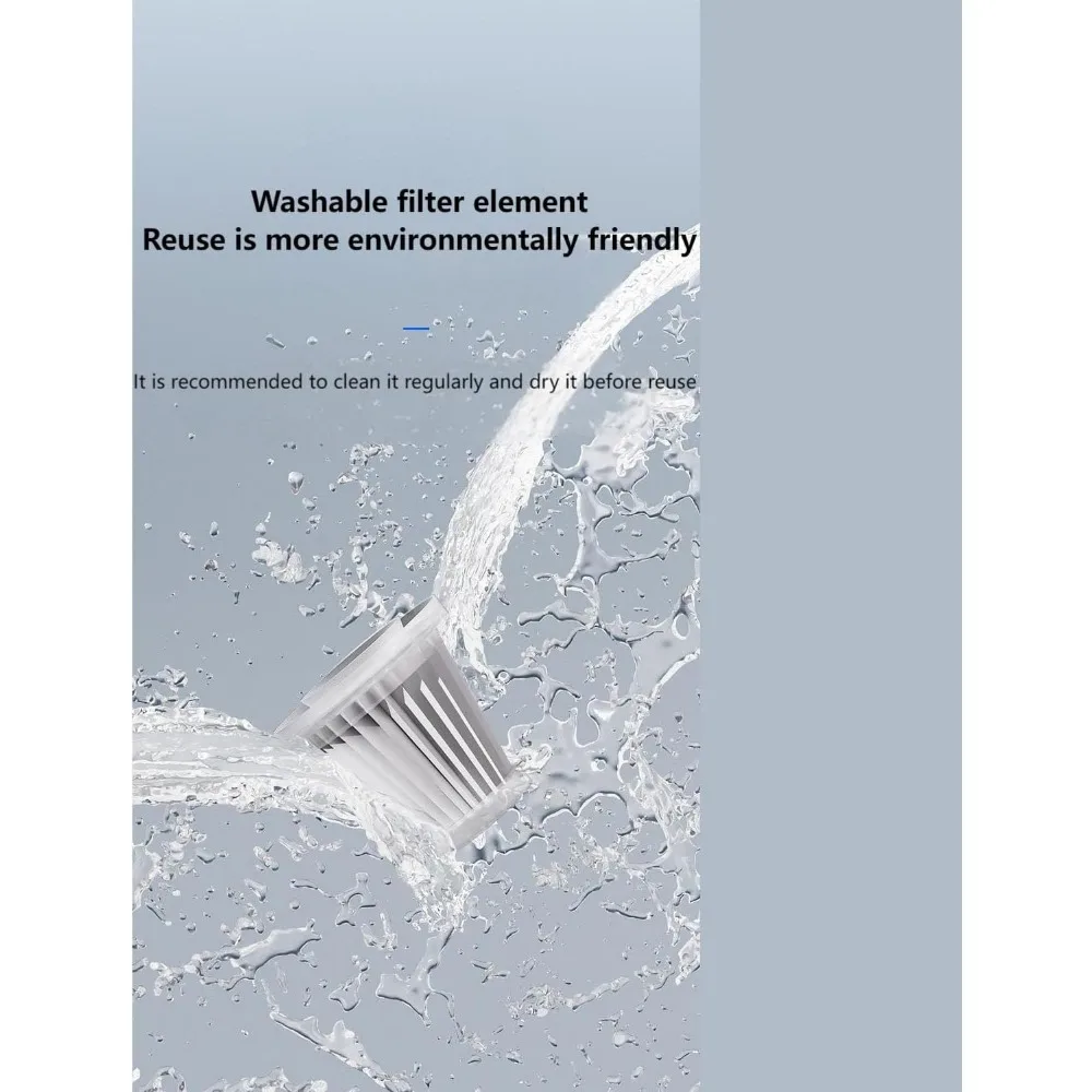 مكنسة كهربائية للسيارة تعرض عنصر فلتر بقايا قابل للغسل وقابل لإعادة الاستخدام لسيارات الدفع الرباعي المدمجة 2024-2025 Mu طويل الأمد