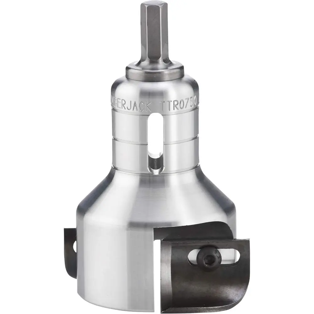 0.75 Diameter Tenon Cutter, Solid Billet Construction, 1/2 Shank, Dual Blades for Radius Shoulder Profile, DIY, Made in USA