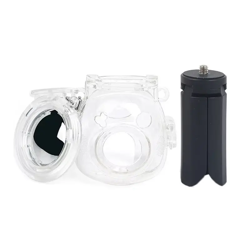 Custodia Protettiva Trasparente Compatta Portatile Clcu Con Supporto Per Fujifilm Instax Pal - Accessorio Multifunzionale B