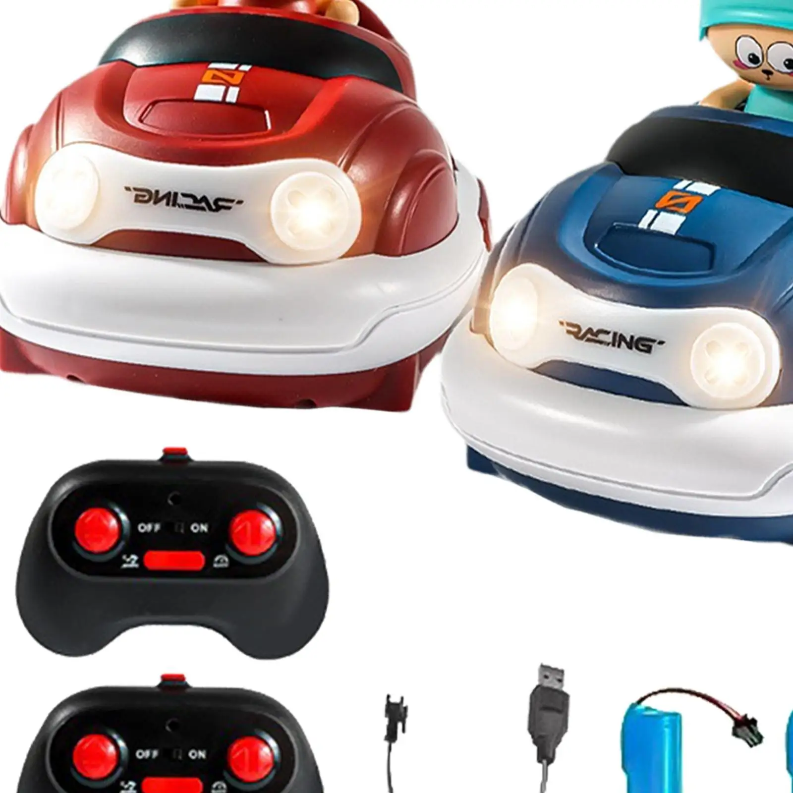 سيارة ممتصة للتحكم عن بعد مع ضوء موسيقي للأطفال من سن 3 4 5 6 سنوات فما فوق #5