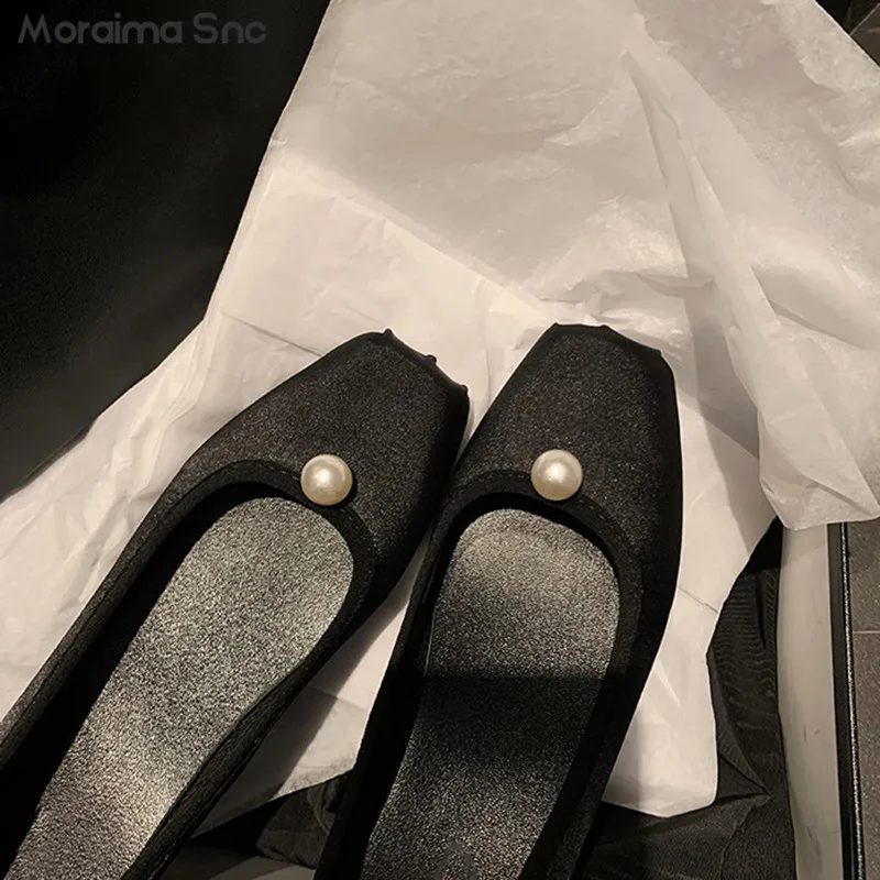 Light-Colored Thick-Soled Half Slippers Round-Toe Inner Heightening Slippers Fashionable and Comfortable Soft-Soled Mule Shoes