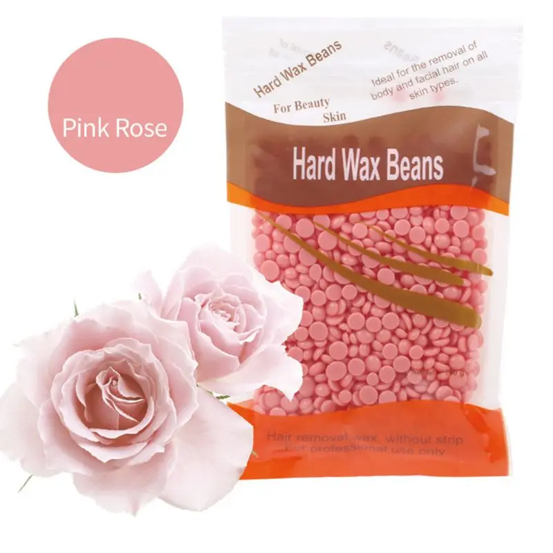 100g Natural Herbal Scent Hard Wax Beans Unisex Depilatory Hot Film Beads Waxing Pellets No Strip Nose Body Hair Removal Random