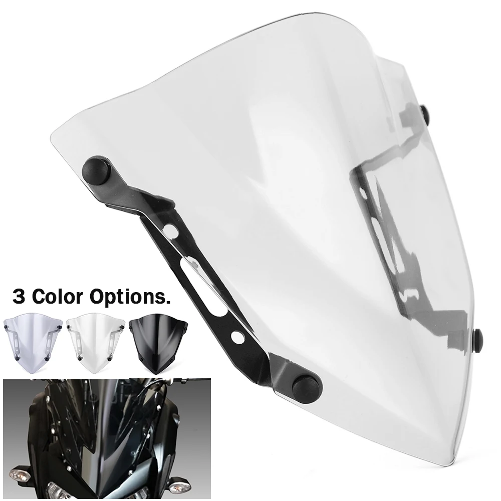 

Wind Screen Deflectors Windshield Windscreen for Yamaha MT07 FZ07 MT 07 MT-07 FZ-07 FZ 07 2018 2019 2020