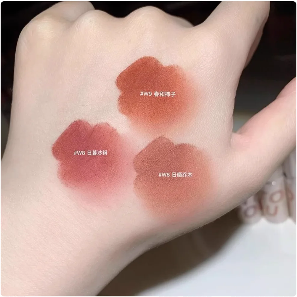 Into You – teinte à lèvres Air, boue W6, couleur nue, pâte de haricots Durable, mat, maquillage authentique Original