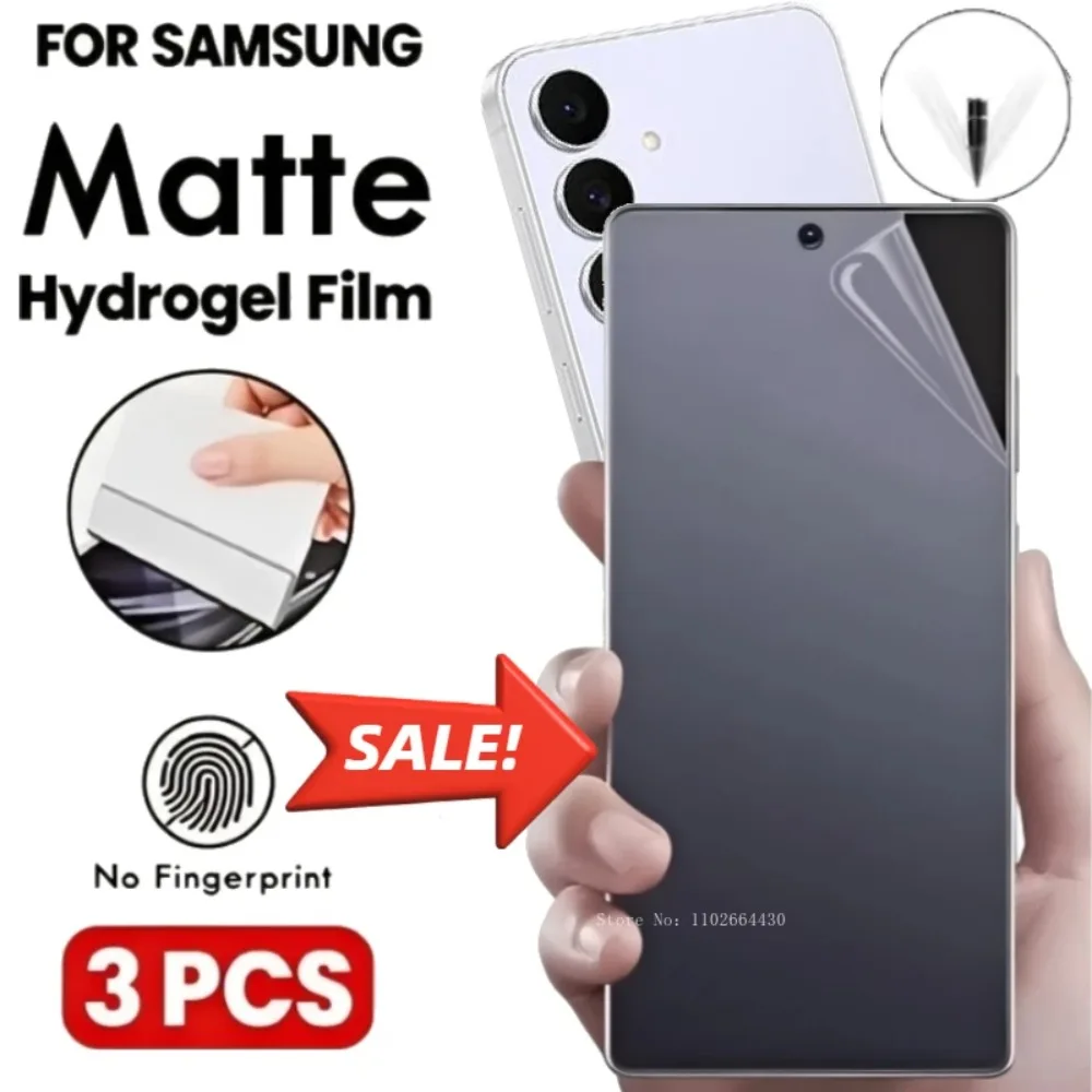 5Pcs Matte Hydrogel Screen Protector for Samsung Galaxy S25 