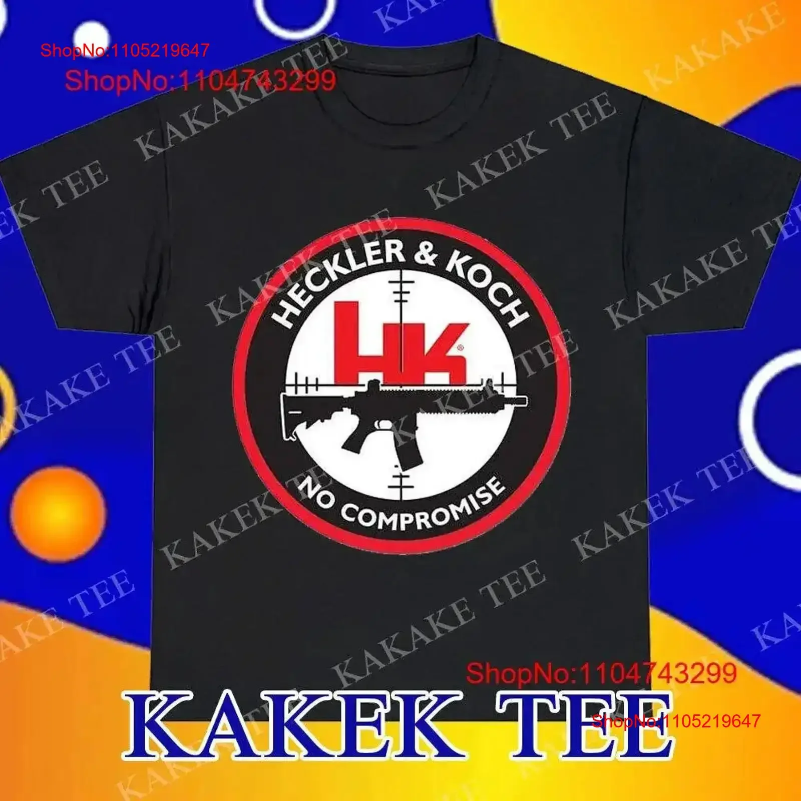 

New Heckler Koch HK Firearms Guns Logo T Shirt Funny Size S to 5XL vintage Washed fashion Slightly Versatile Casual vintage