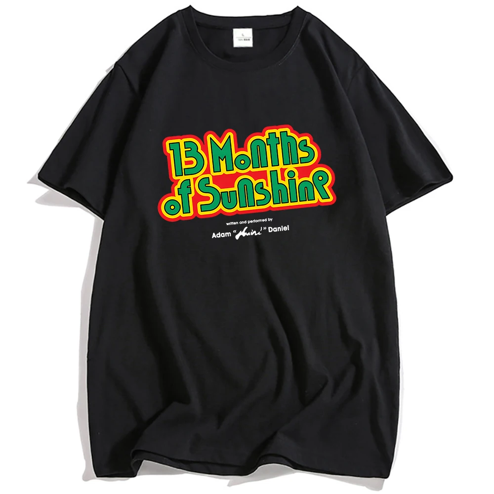 13MOS Tee Aminé 13 เดือนของSunshineเสื้อยืดอะนิเมะกราฟิกพิมพ์เสื้อแขนสั้นผู้ชายหลวมTเสื้อฤดูร้อน 2025 ใหม่