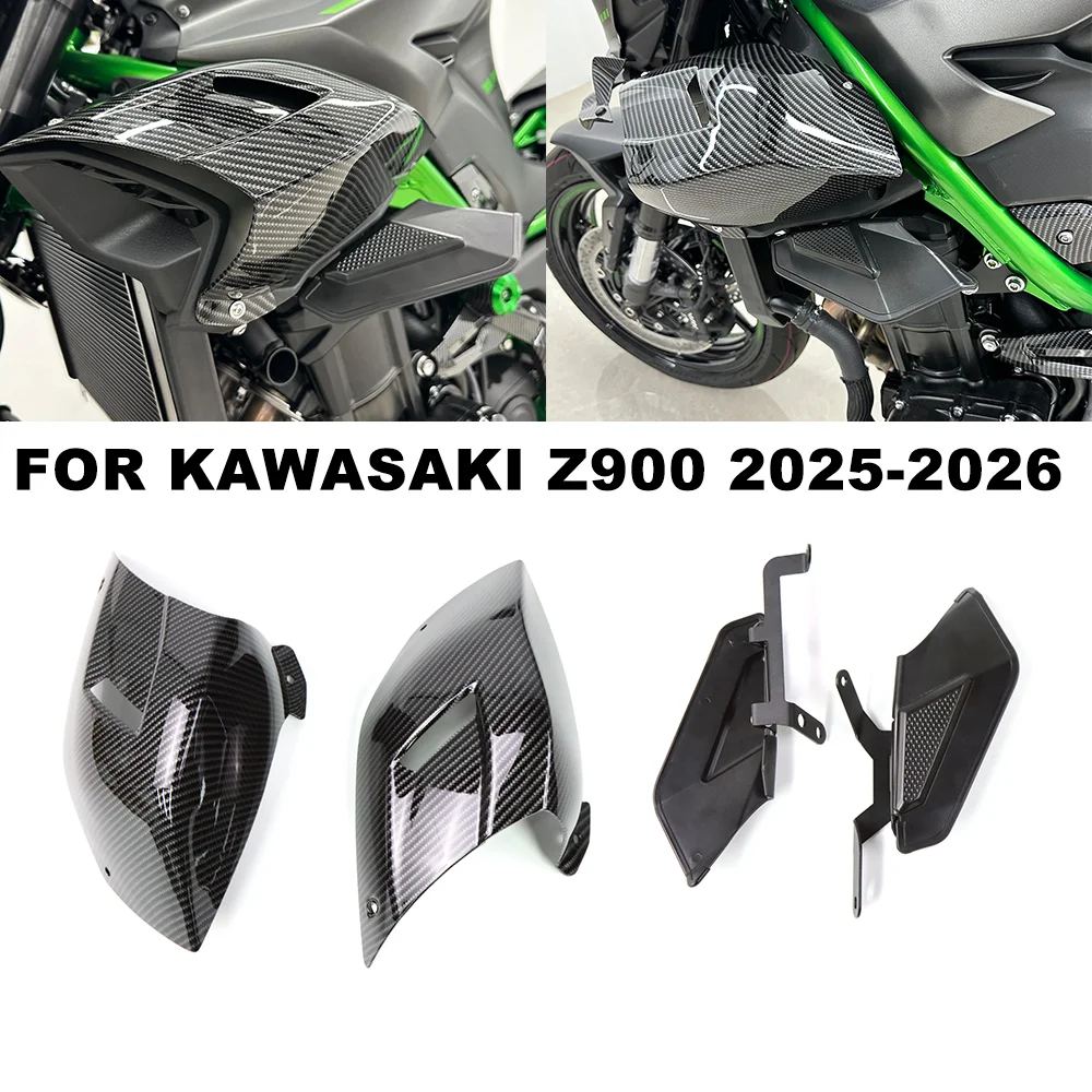

For Kawasaki Z900 z900 SE 2025 2026 Motorcycle Water Tank Side Cover Protection Panel Modified Side Fixed Winglet Wind Wing Part
