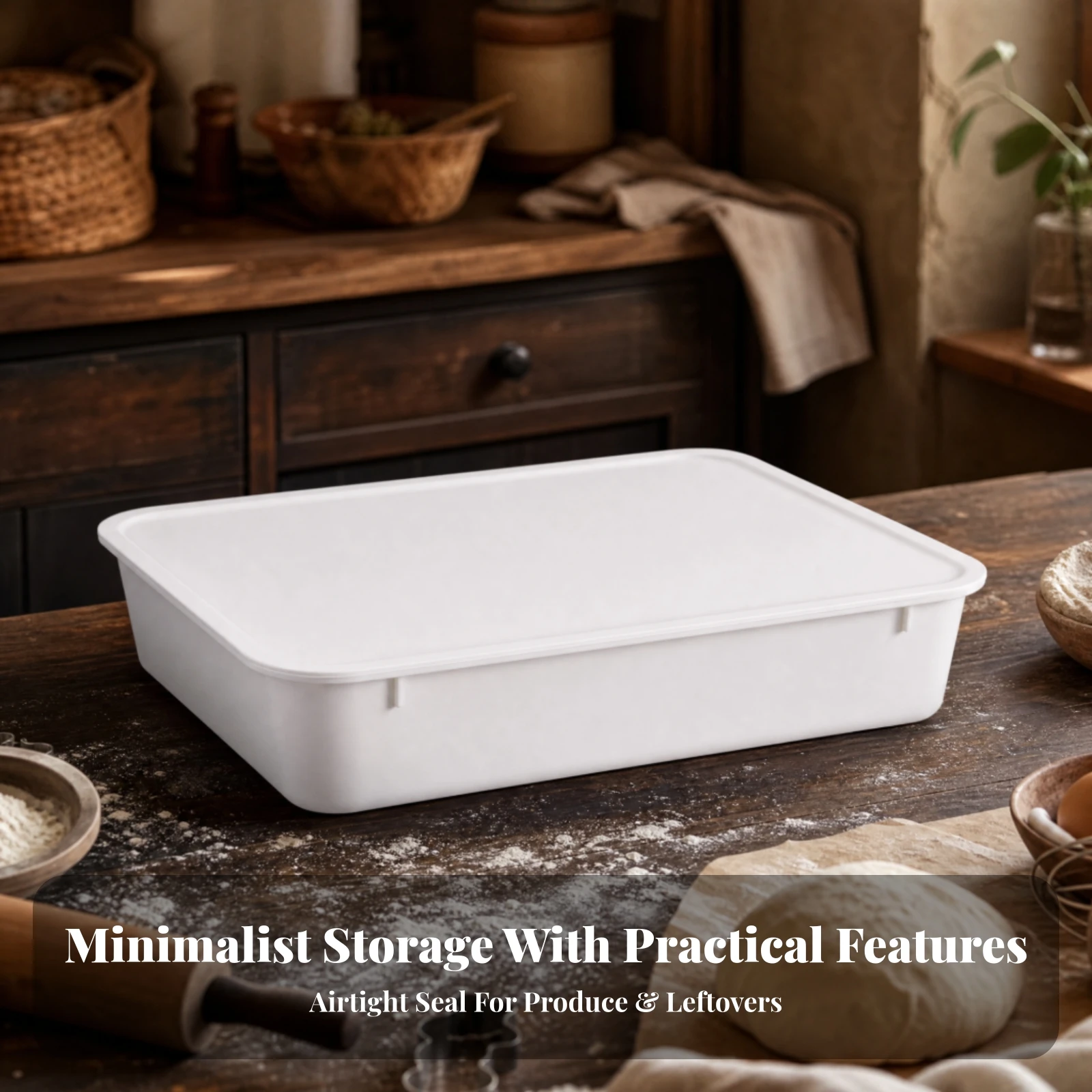 Food Storage Box with Fitted L - Food Storage Yeast recension och pris