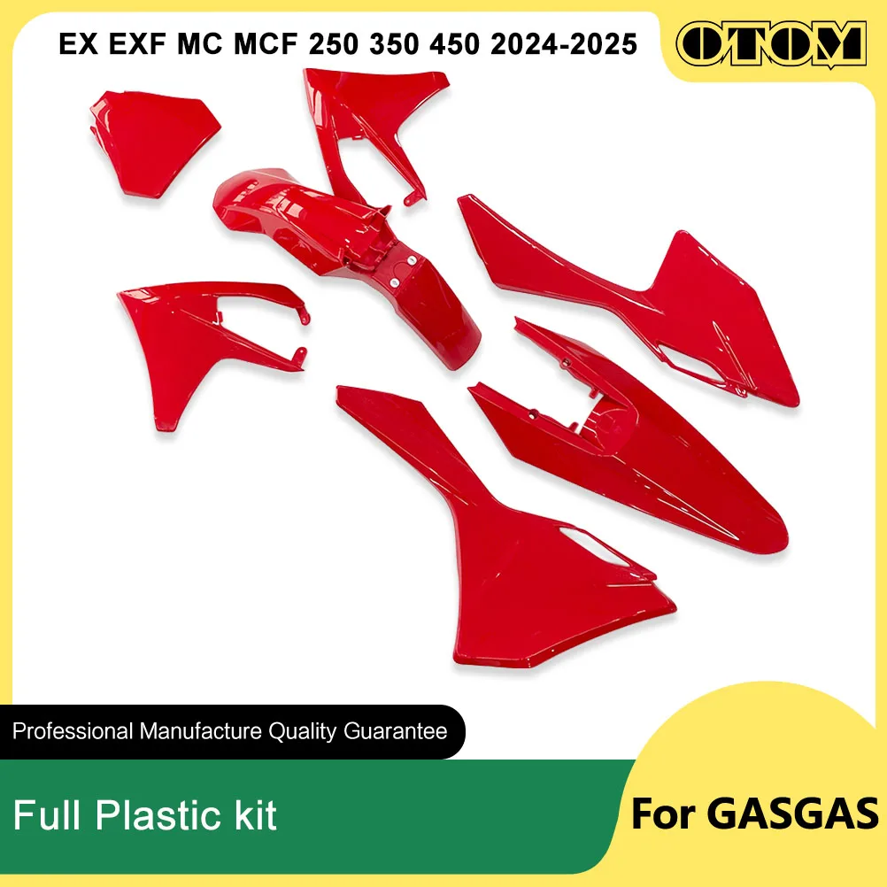 

OTOM 2024-2025 Motorcycle Full Plastic Kit Body Fairing Cover Number Plate Mudguard Fender Guard Panel For GASGAS EX EXF MC MCF