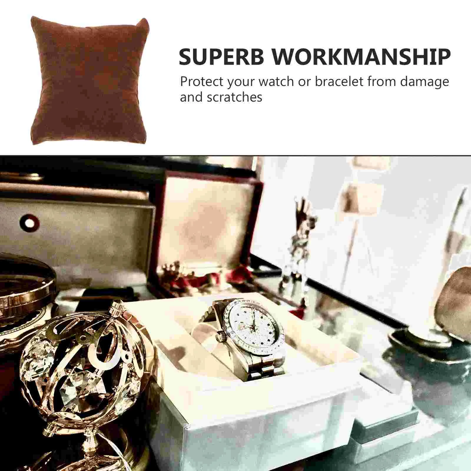 10 Pcs Display Watch Box Small Pillow Boxes Stand Bracelet Miss Rustic Ring Bearer Jewelry