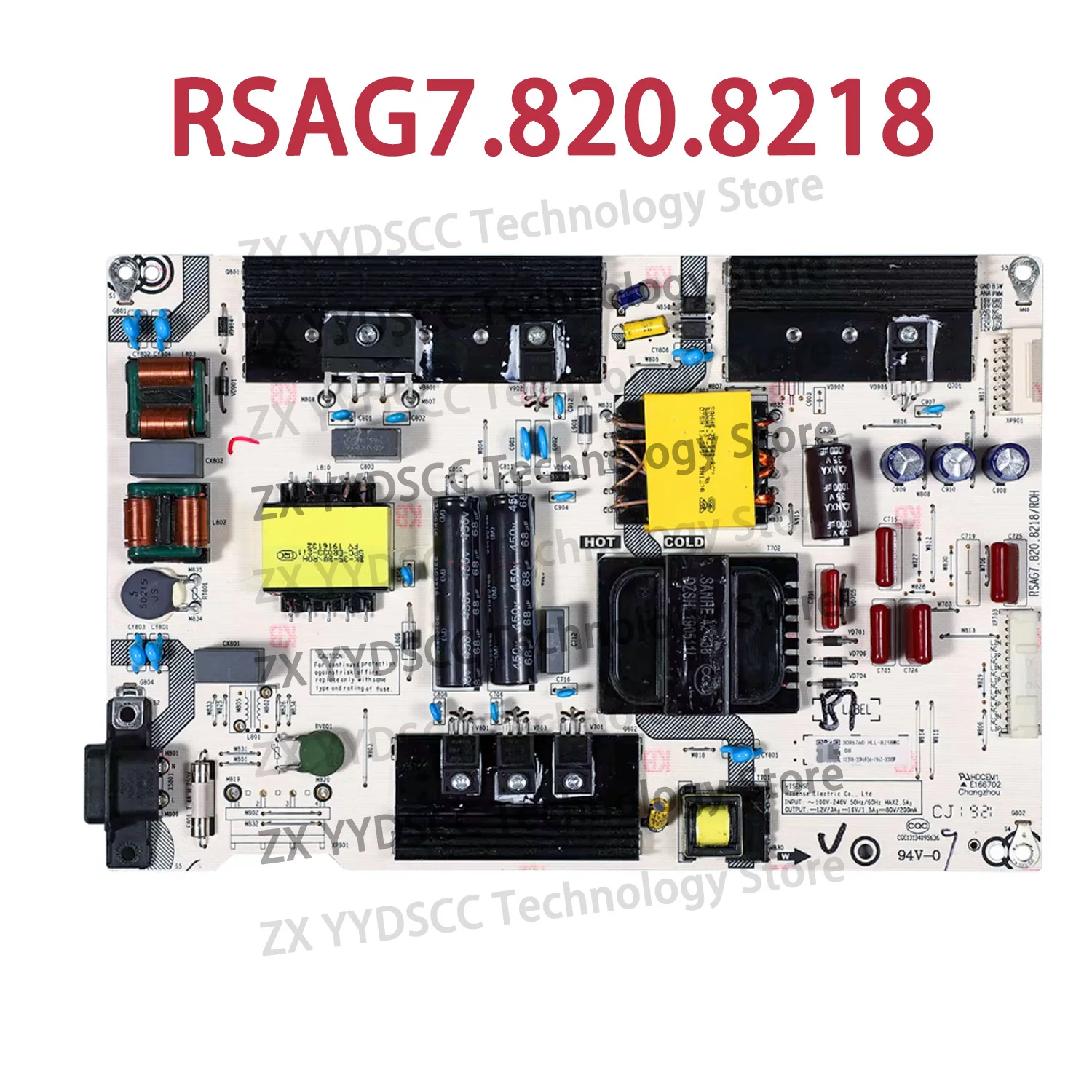 

Оригинальная плата питания для телевизора RSAG7.820.8218 HZ55E60D HZ55E5D HZ55E7D 55V3A